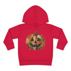 Toddler Halloween Pumpkin Hoodie — Patchwork Jack-O'-Lantern Pullover