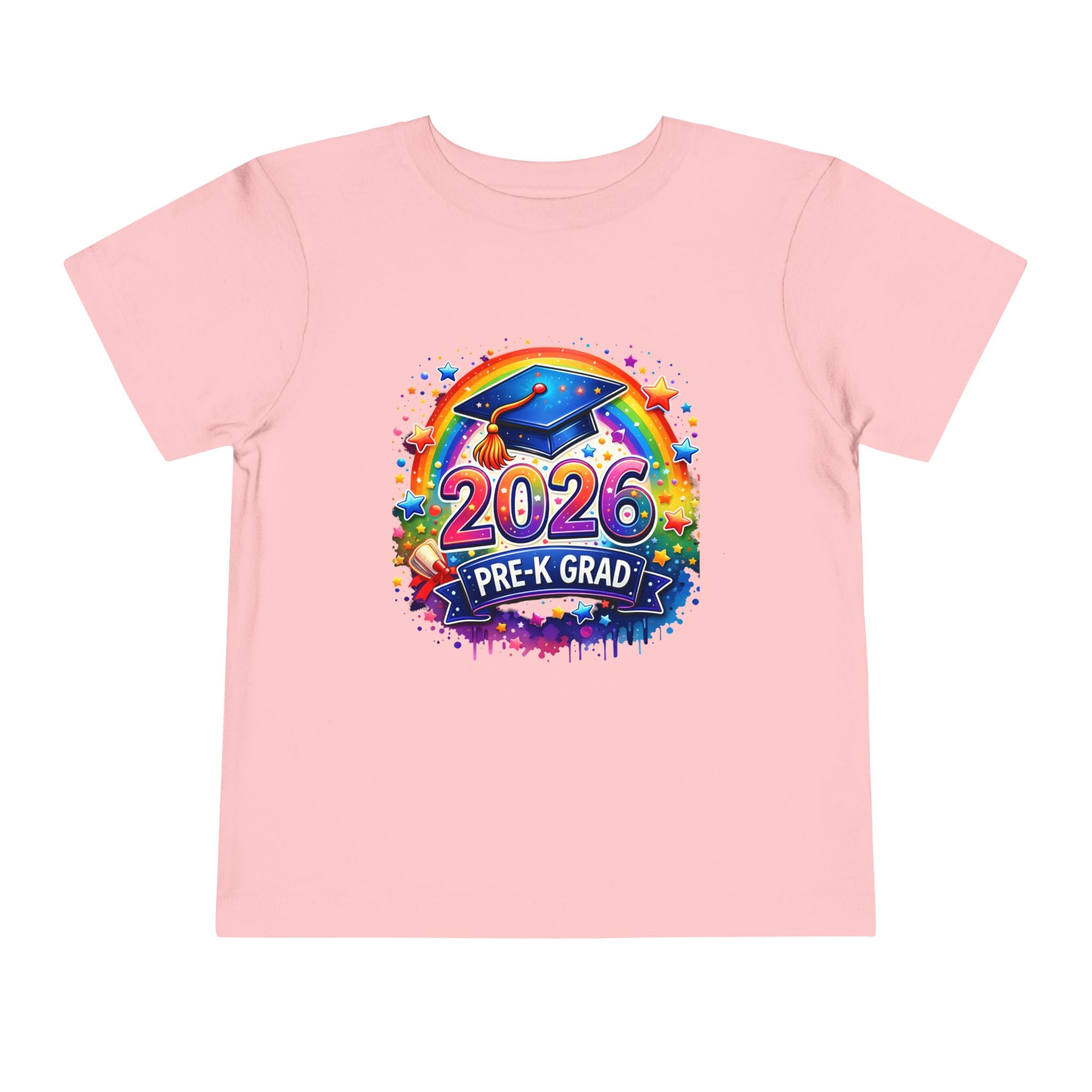 2026 Pre-K Graduate — Vivid Bright Design Toddler T-Shirt