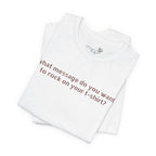 Custom Text T-Shirt — Personalized Unisex Tee