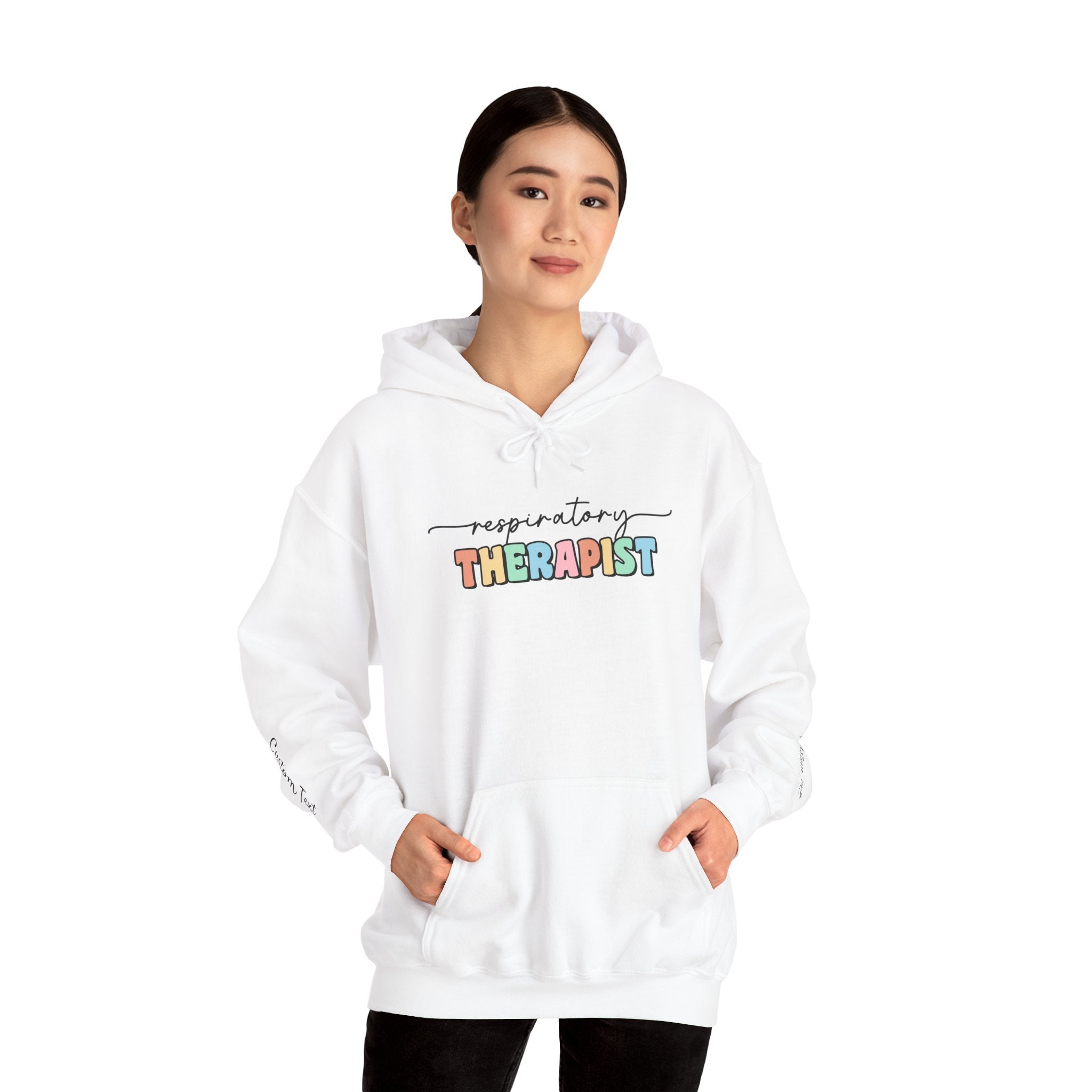 Respiratory Therapist — Customized Sleeves Cozy Hoodie