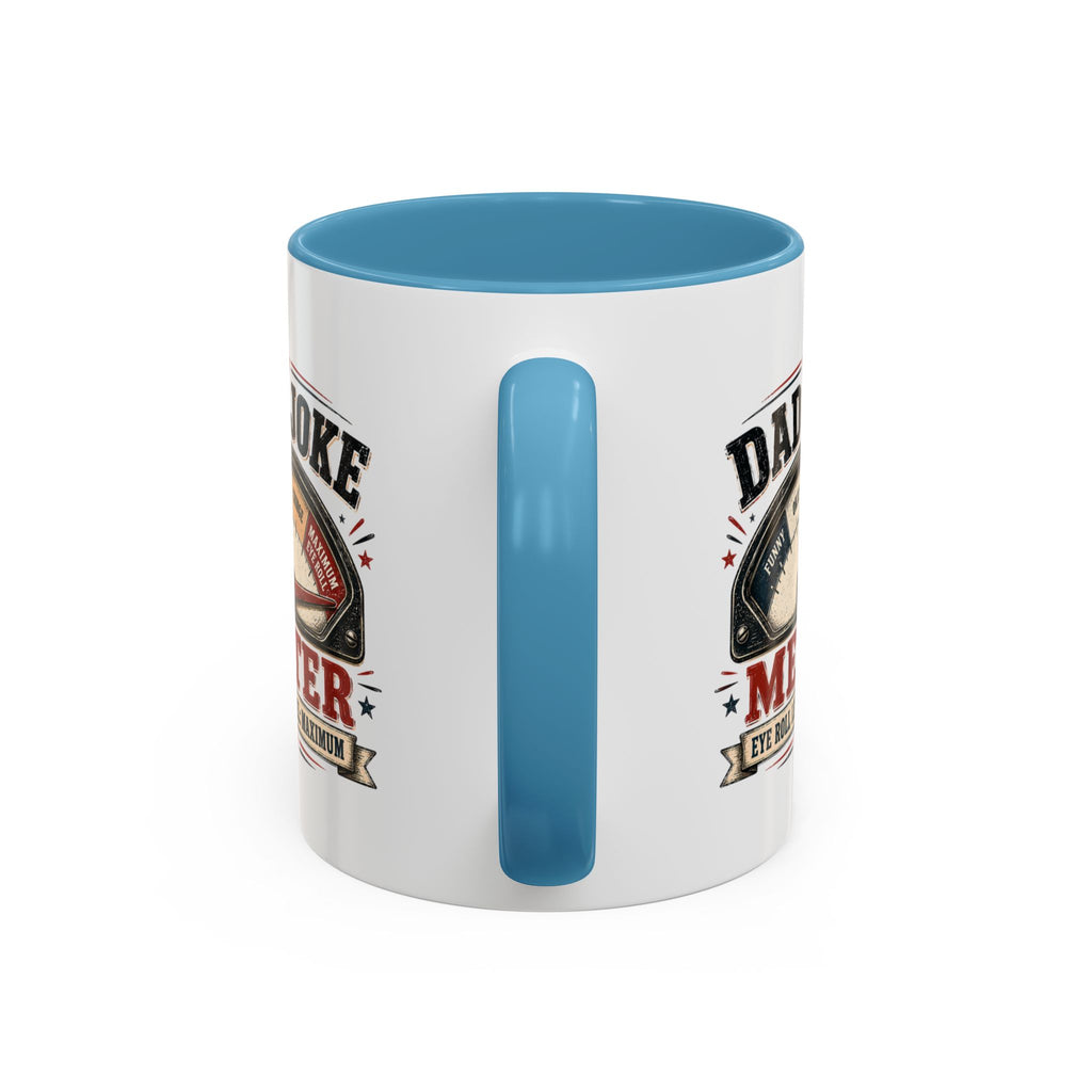 Dad Joke Meter Accent Coffee Mug — Funny Father’s Day Gift | 11oz & 15oz