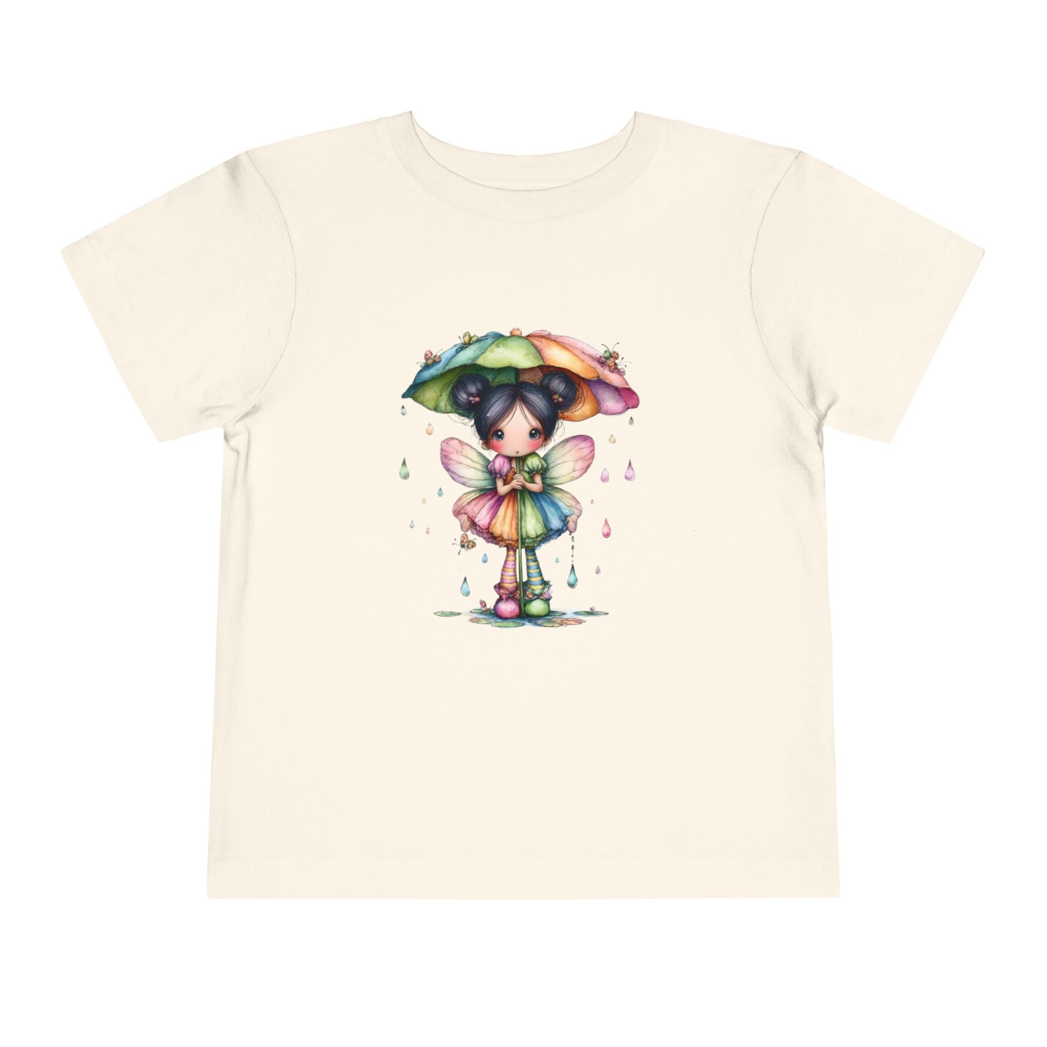 Rainbow Fairy Toddler Tee — Magical Butterfly Fairy Graphic Kids Shirt | 2T–5T