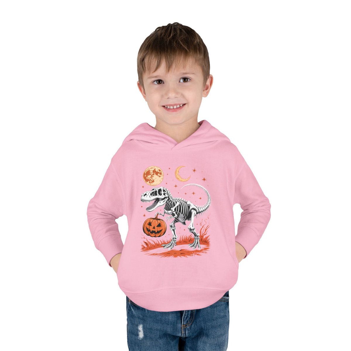Toddler Halloween Dinosaur Pullover Hoodie