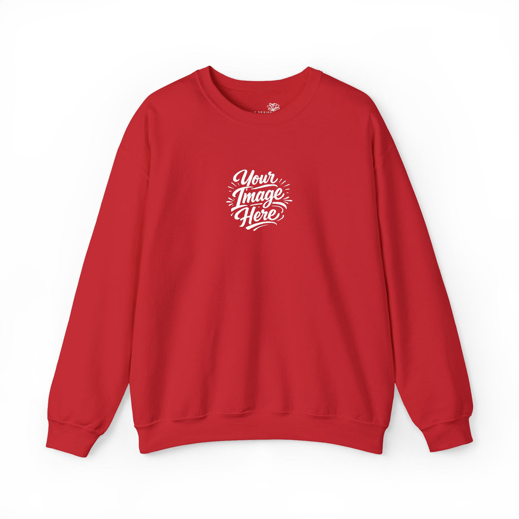 EMBROIDERED Custom Image (Dark Colors/Shades) Pullover Sweatshirts