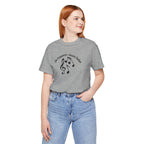 Music Therapy Tee — "life happens • music helps" Short Sleeve Shirt