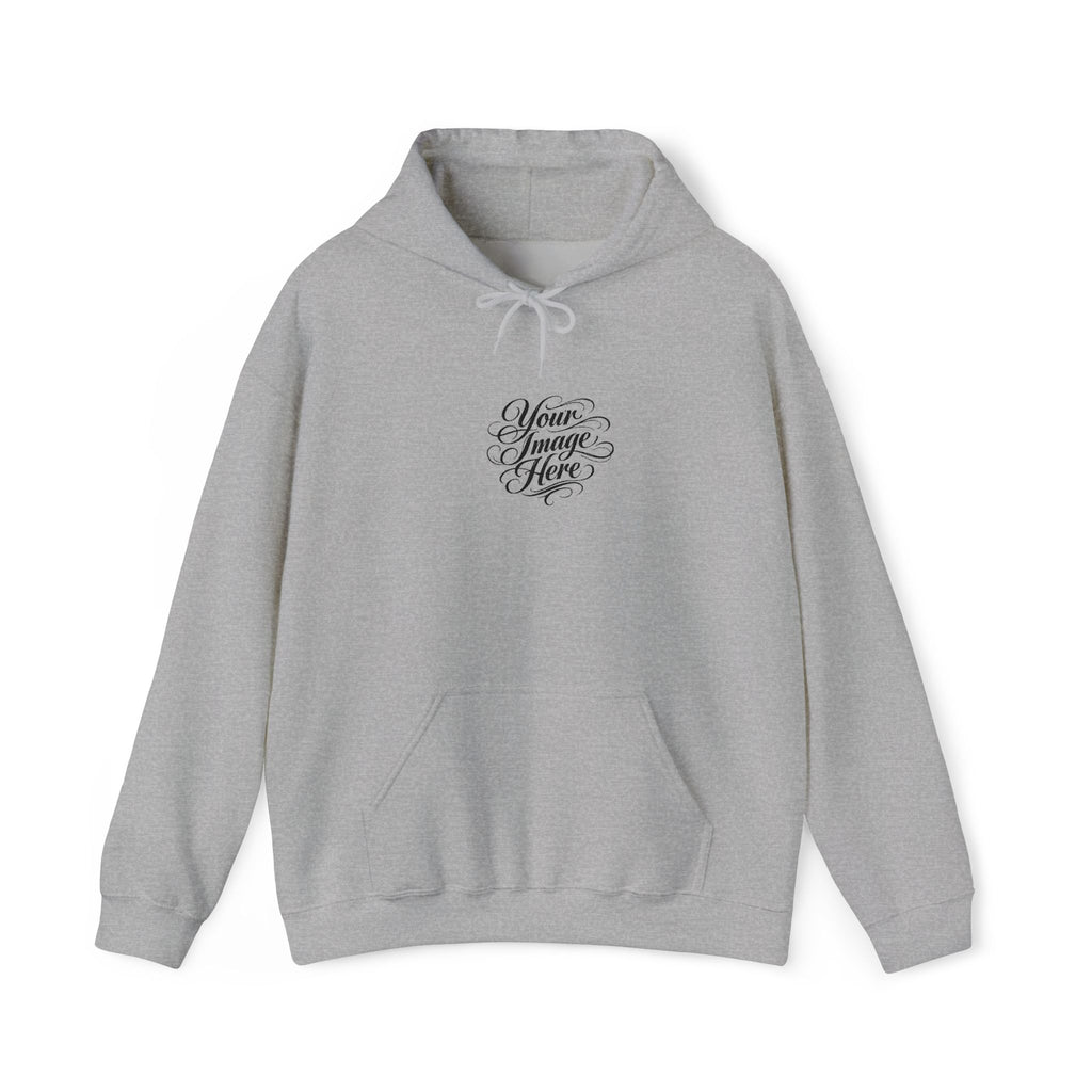 EMBROIDERED Custom Image (Light Colors/Shades) Hoodies