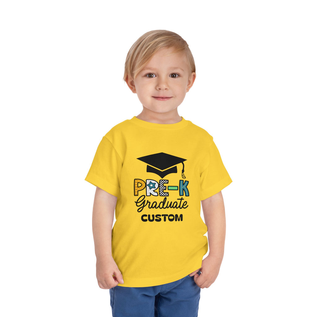Mister Pre-K Grad Nailed It FRONT & BACK - Customizable Graduation Tee