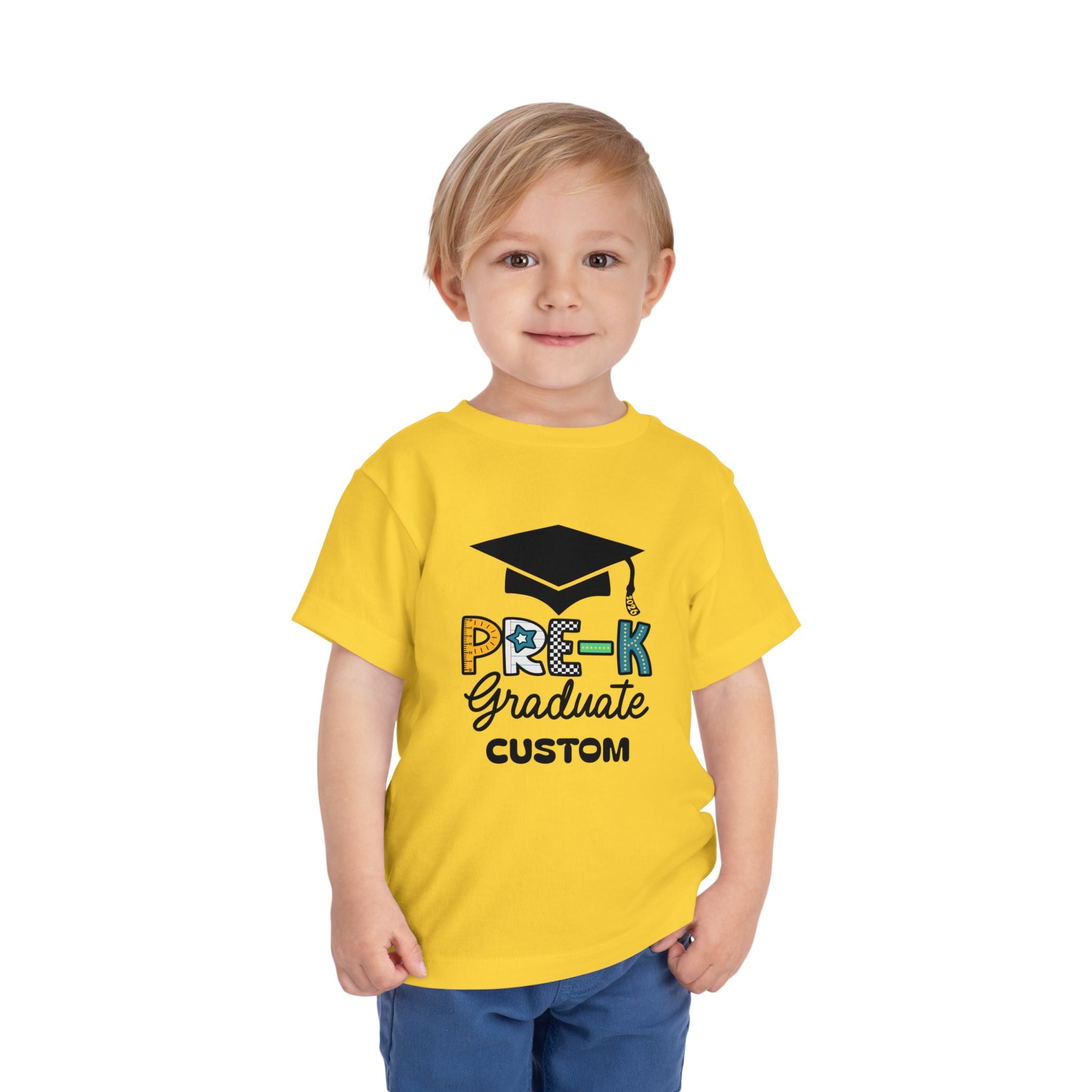 Mister Pre-K Grad Nailed It FRONT & BACK - Customizable Graduation Tee