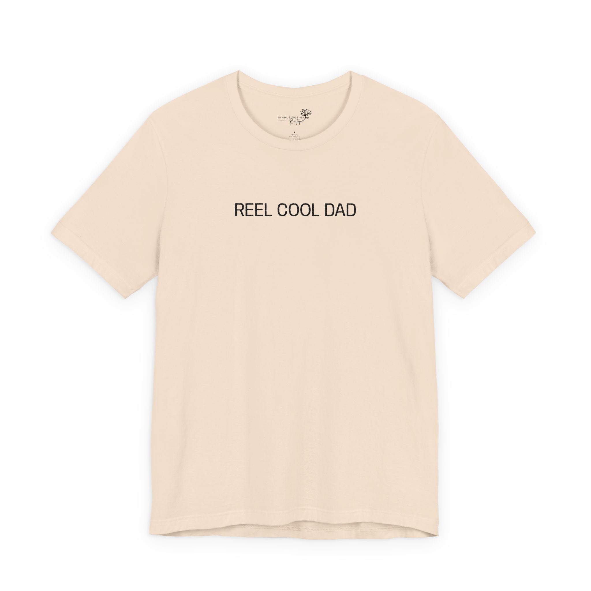 Reel Cool Dad — Embroidered T-Shirt