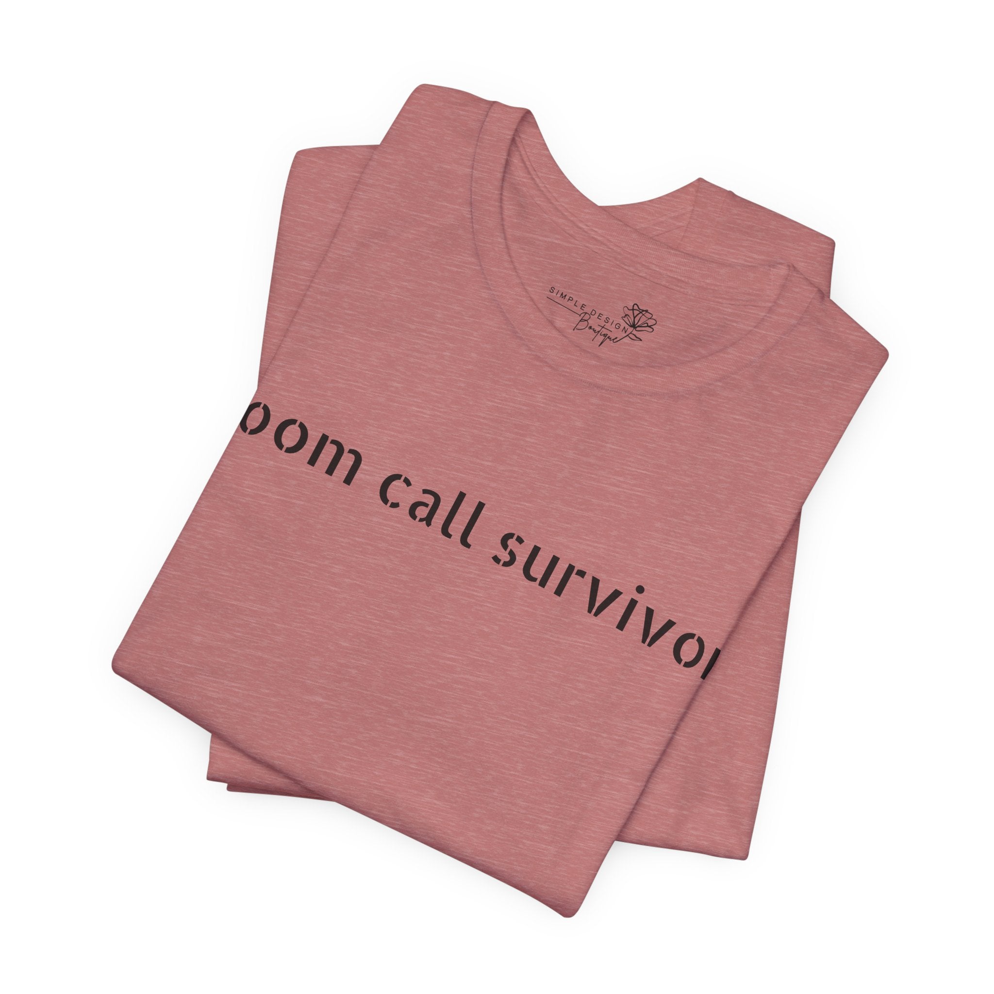 Zoom Call Survivor Funny Work From Home T-Shirt