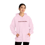 EMBROIDERED Custom Text (Light Colors/Shades) Unisex Hoodies