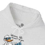 Funny 'Whatever Life Throws At You' Graphic - Cozy Hoodie
