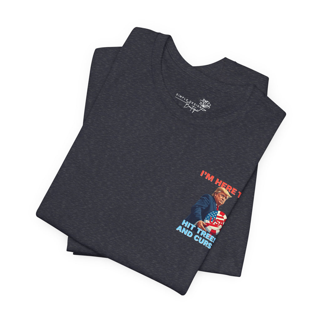 Trump Golf T-Shirt — Funny Political Golf Tee