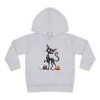 Toddler Halloween Cat Hoodie – Cute Black Kitty with Pumpkins Pullover