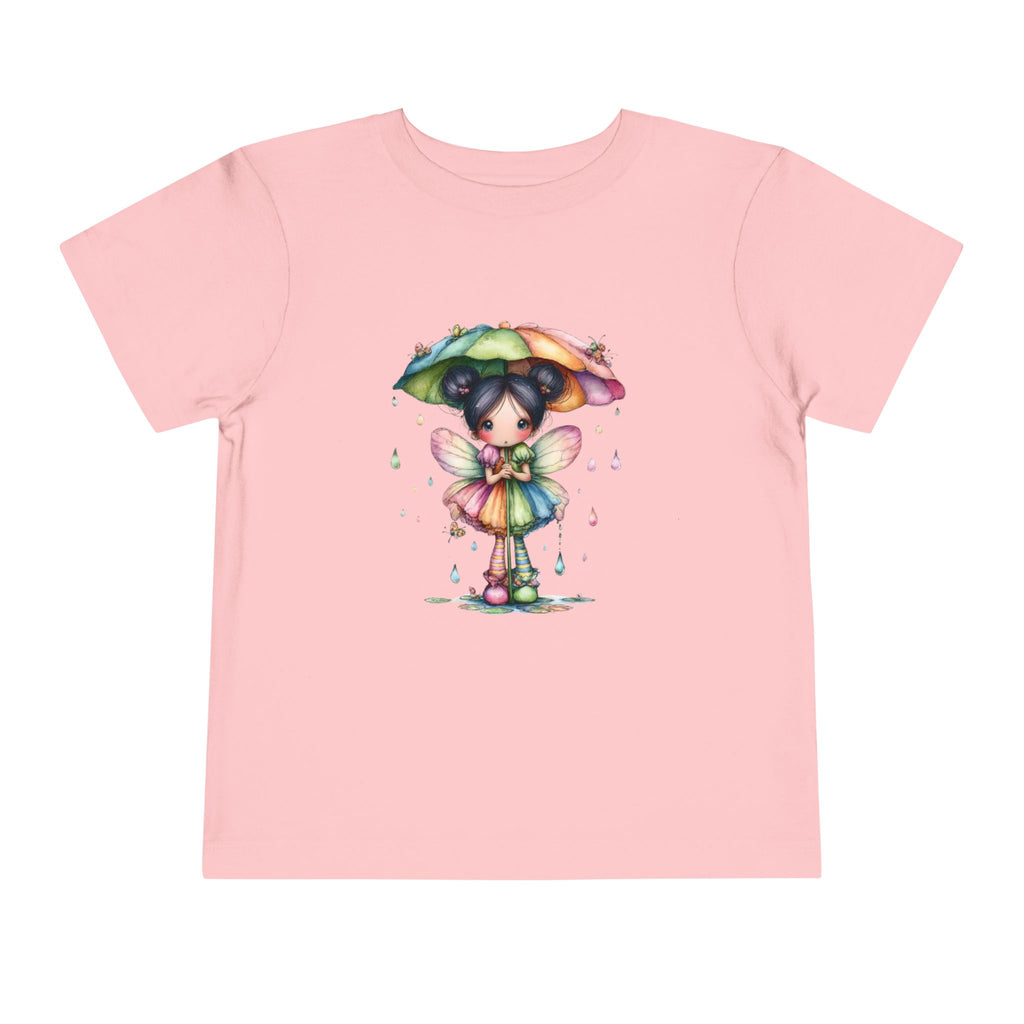 Rainbow Fairy Toddler Tee — Magical Butterfly Fairy Graphic Kids Shirt | 2T–5T