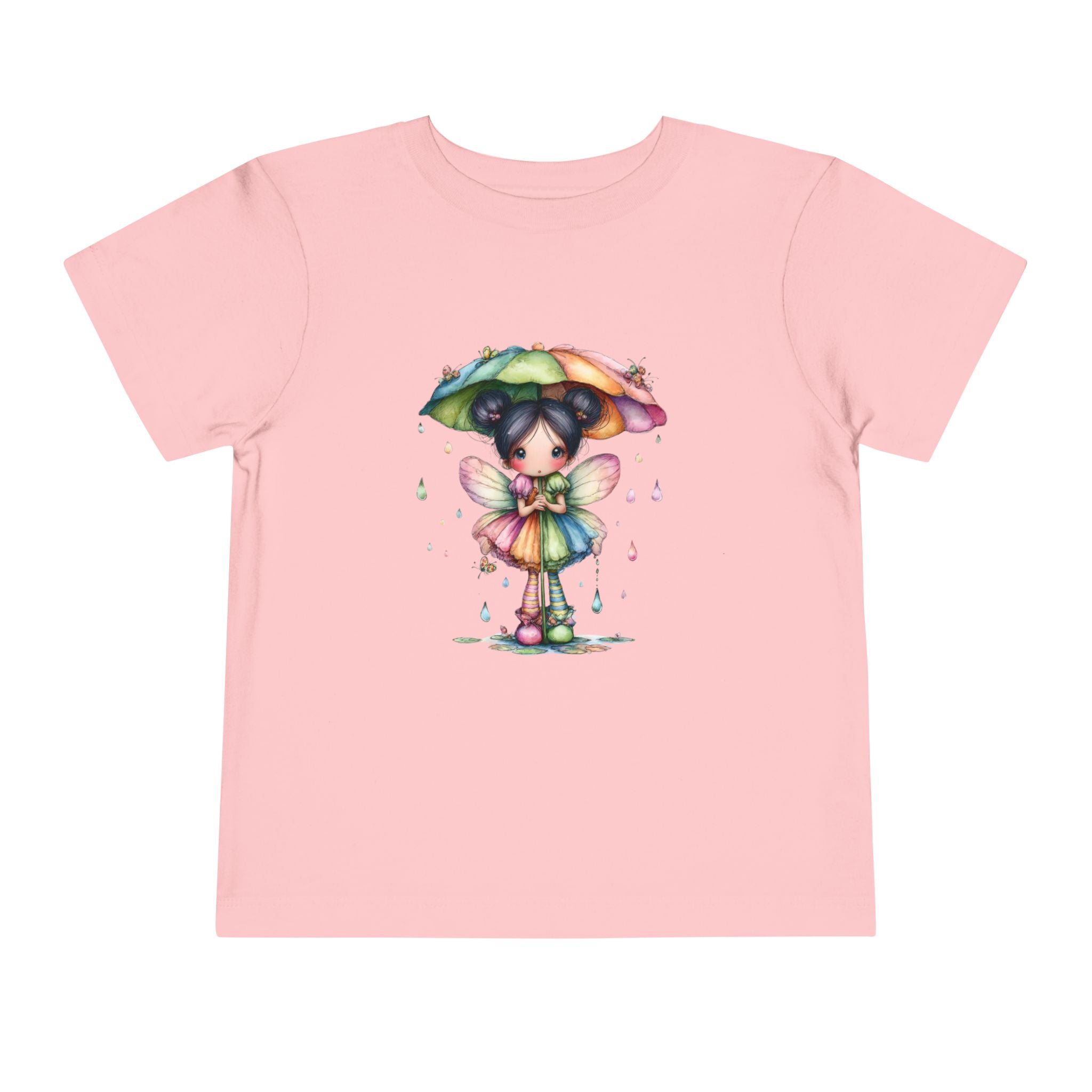 Rainbow Fairy Toddler Tee — Magical Butterfly Fairy Graphic Kids Shirt | 2T–5T