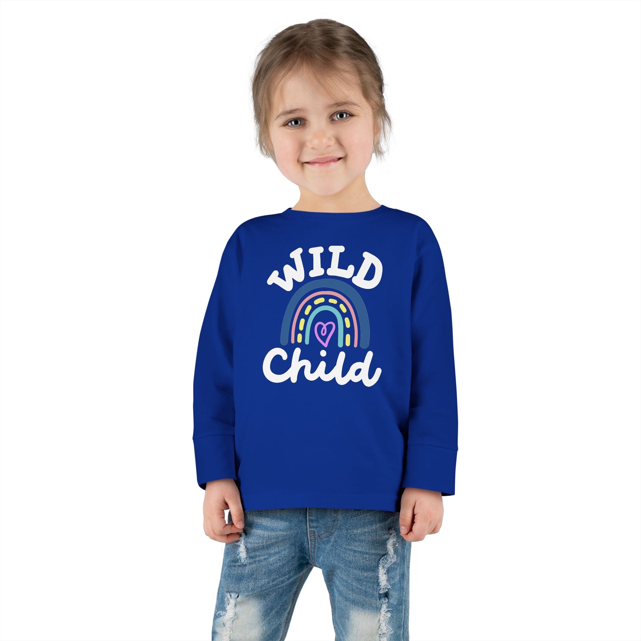 Wild Child — Toddler Long Sleeve Tee for Boys & Girls