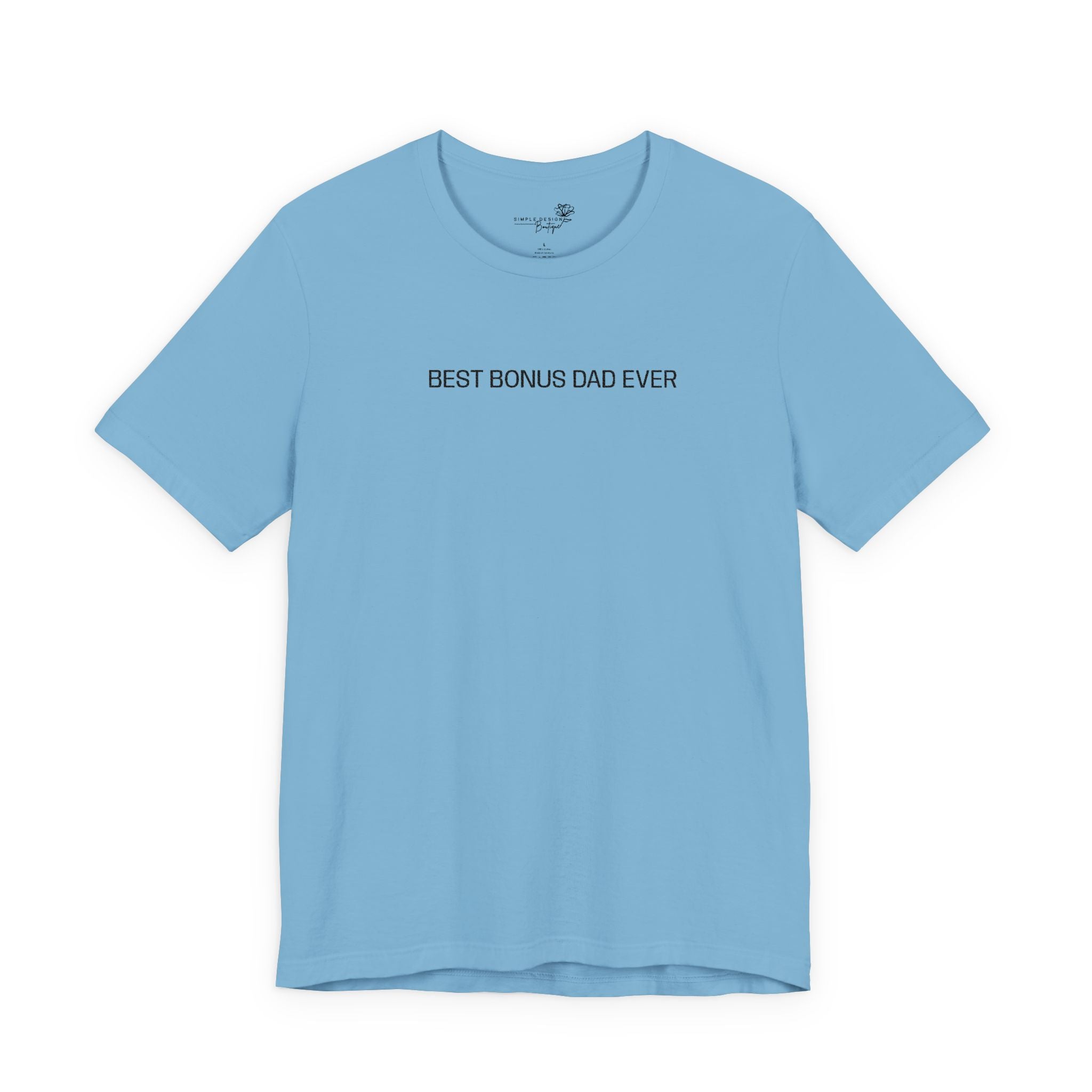 Best Bonus Dad Ever — Embroidered T-Shirt