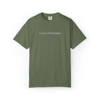 EMBROIDERED Custom Text Comfort Colors Unisex (Dark Colors/Shades) T-Shirt