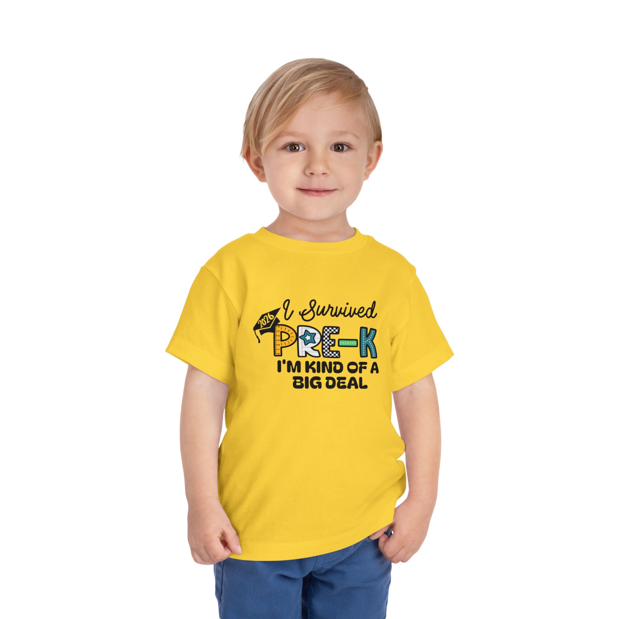 I Survived Pre-K — I'm Kind of a Big Deal Boys Toddler T-Shirt