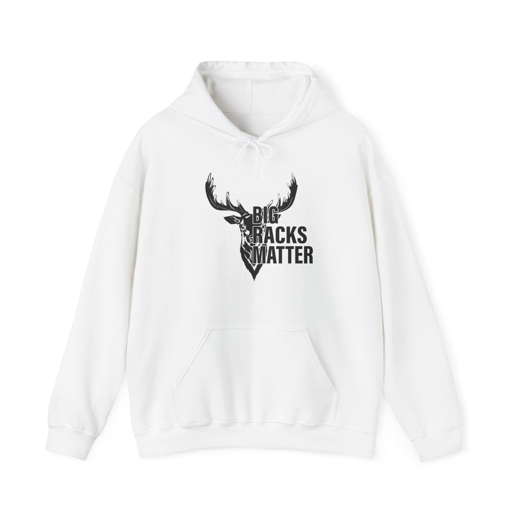 Big Racks Matter Deer Antler Hunting Graphic - Cozy Hoodie
