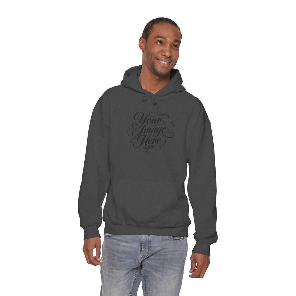 Custom Image & Optional Text Graphic Print - Cozy Hoodie