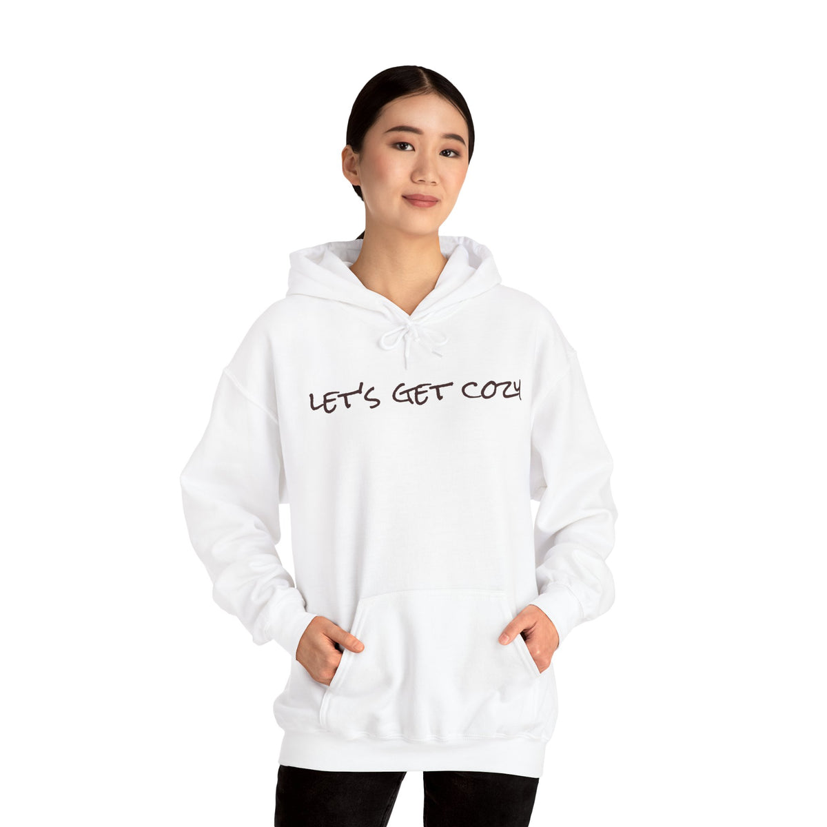 Let's Get Cozy Graphic - Cozy Hoodie