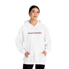 EMBROIDERED Custom Text (Light Colors/Shades) Unisex Hoodies