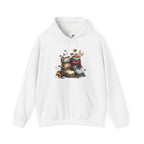 Autumn Boots & Pumpkins Graphic | Cozy Fall Hoodie