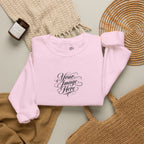 EMBROIDERED Custom Image (Light Colors/Shades) Pullover Sweatshirts