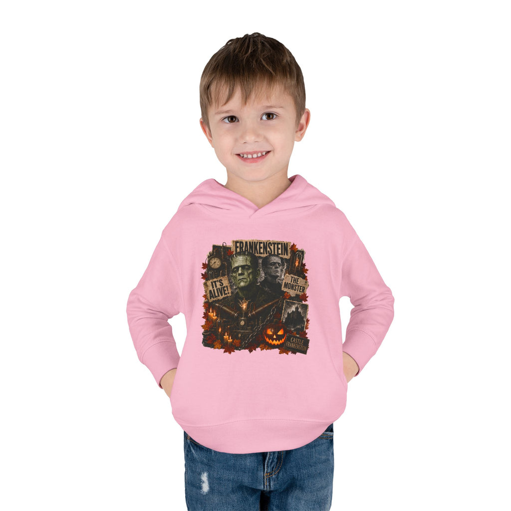 Frankenstein Toddler Hoodie - Cute Spooky Halloween Pullover