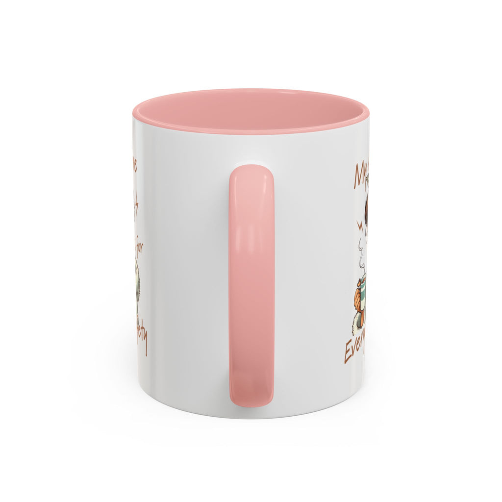 Coffee Mug — "My Alone Time Is for Everyone's Safety" Retro Woman Accent Mug