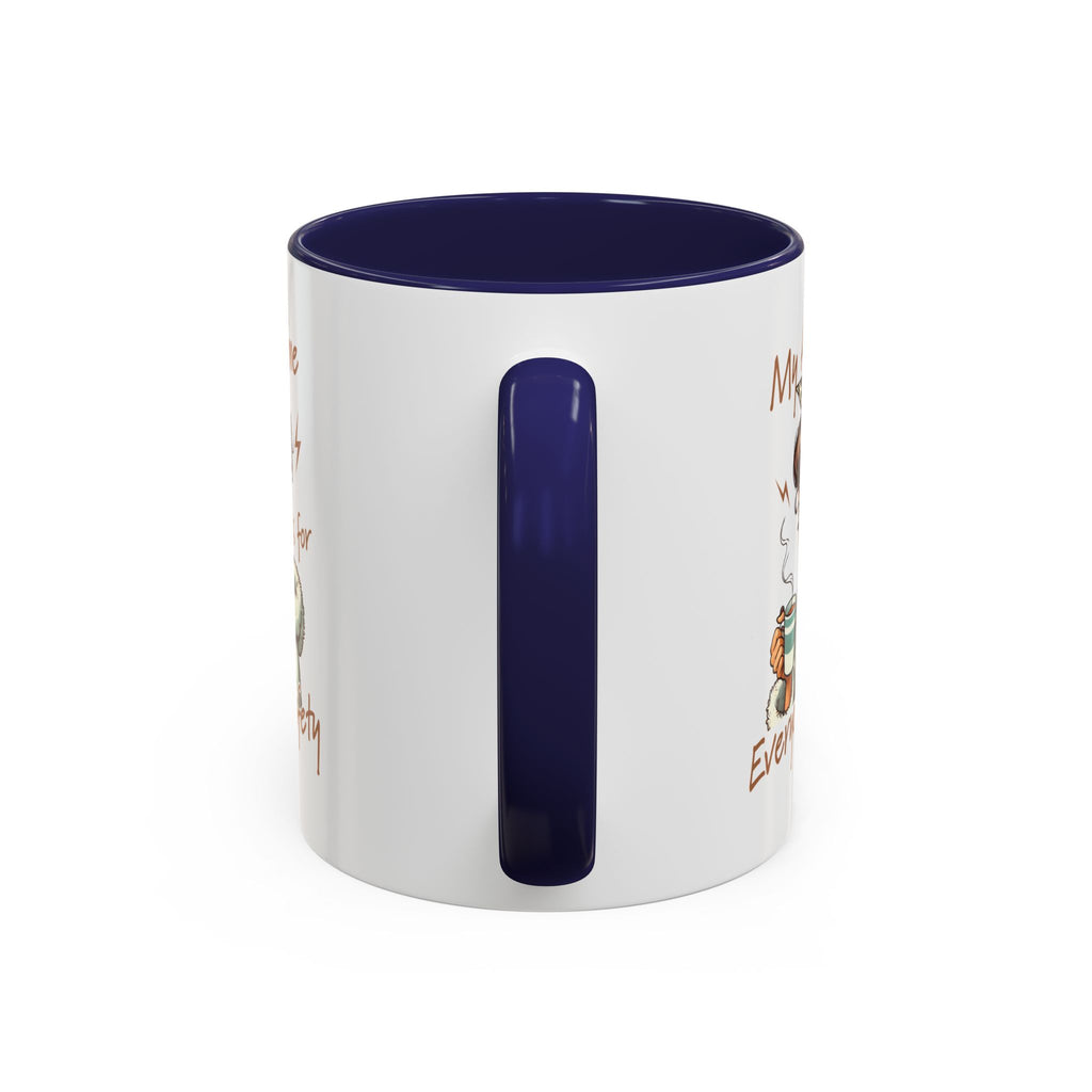 Coffee Mug — "My Alone Time Is for Everyone's Safety" Retro Woman Accent Mug