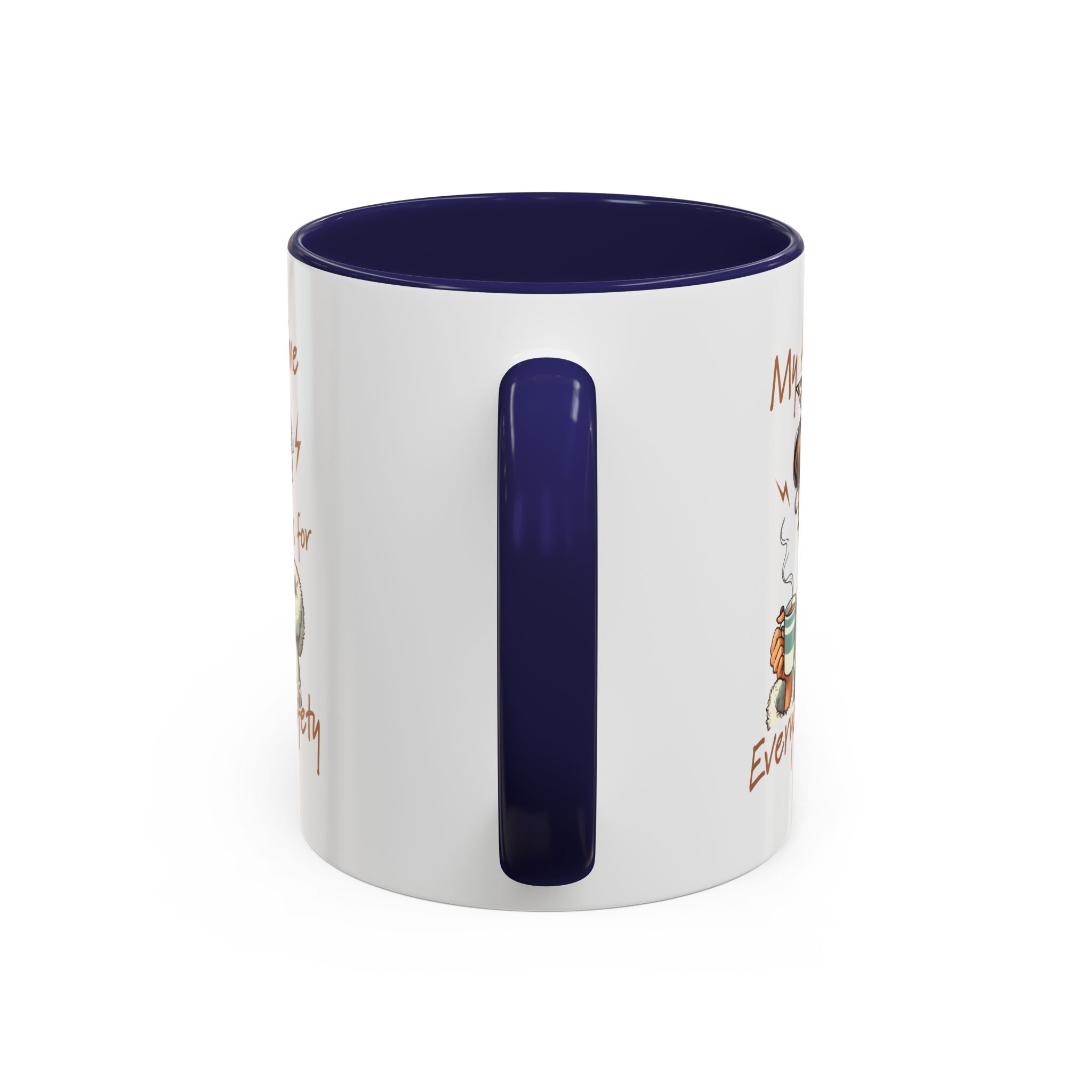 Coffee Mug — "My Alone Time Is for Everyone's Safety" Retro Woman Accent Mug
