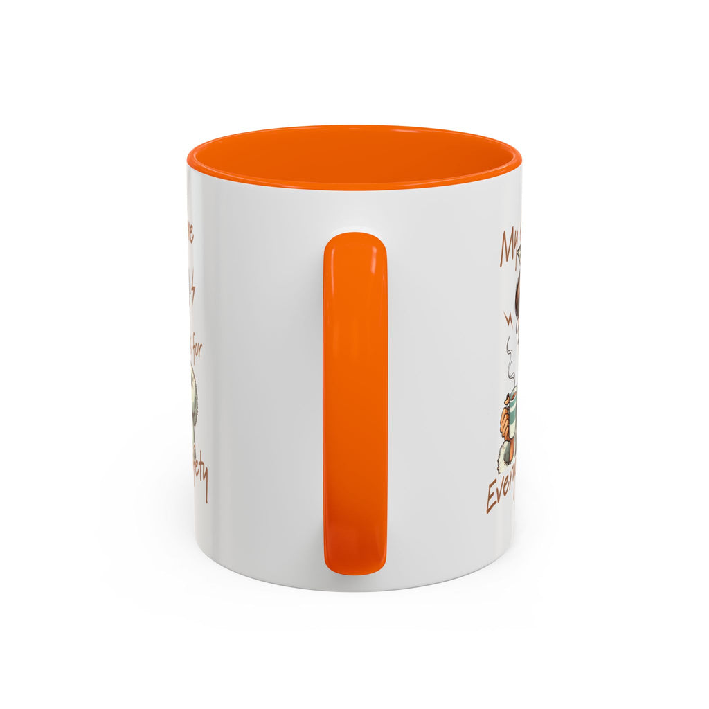Coffee Mug — "My Alone Time Is for Everyone's Safety" Retro Woman Accent Mug