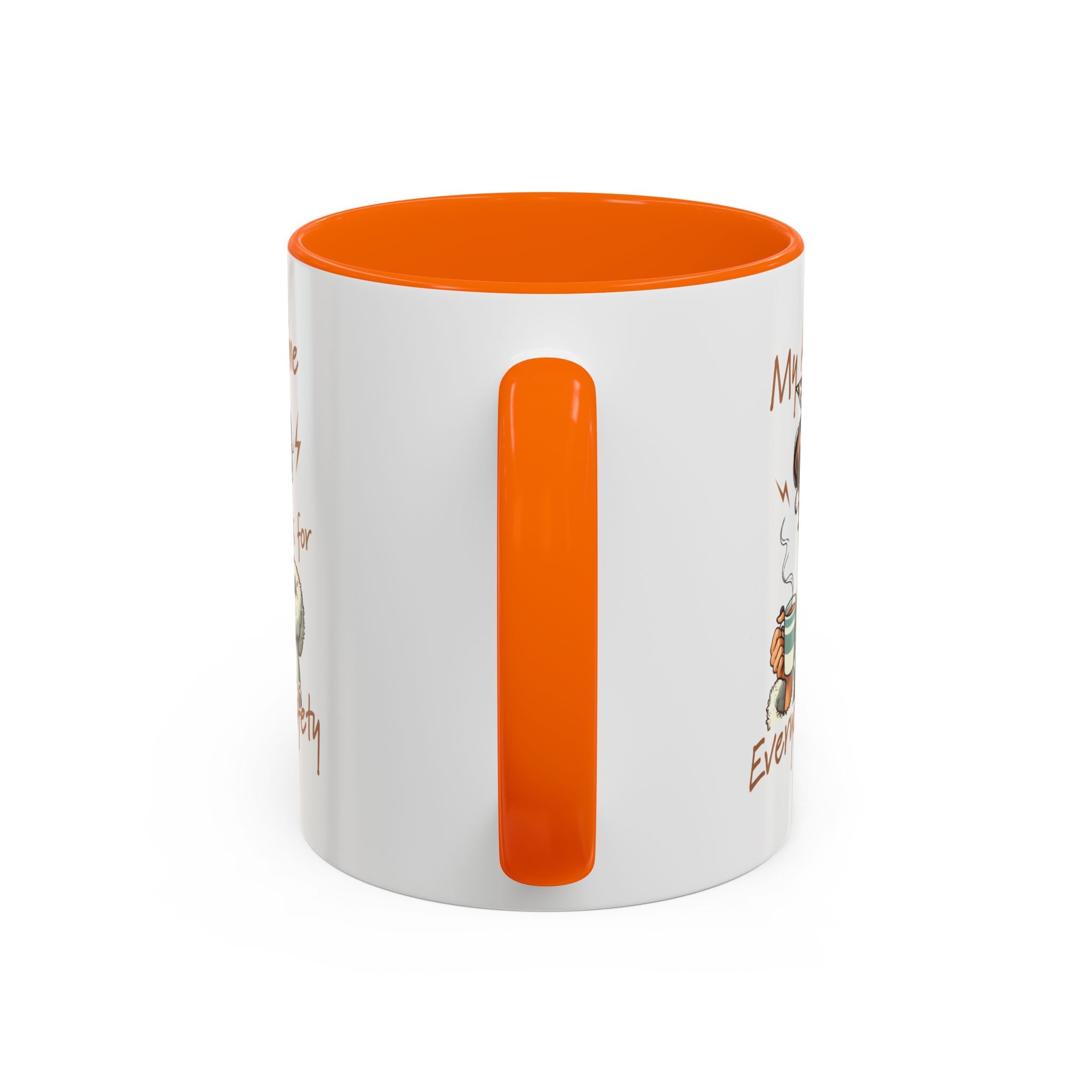 Coffee Mug — "My Alone Time Is for Everyone's Safety" Retro Woman Accent Mug