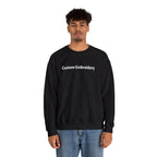 EMBROIDERED Custom Text (Dark Colors/Shades) Pullover Sweatshirts