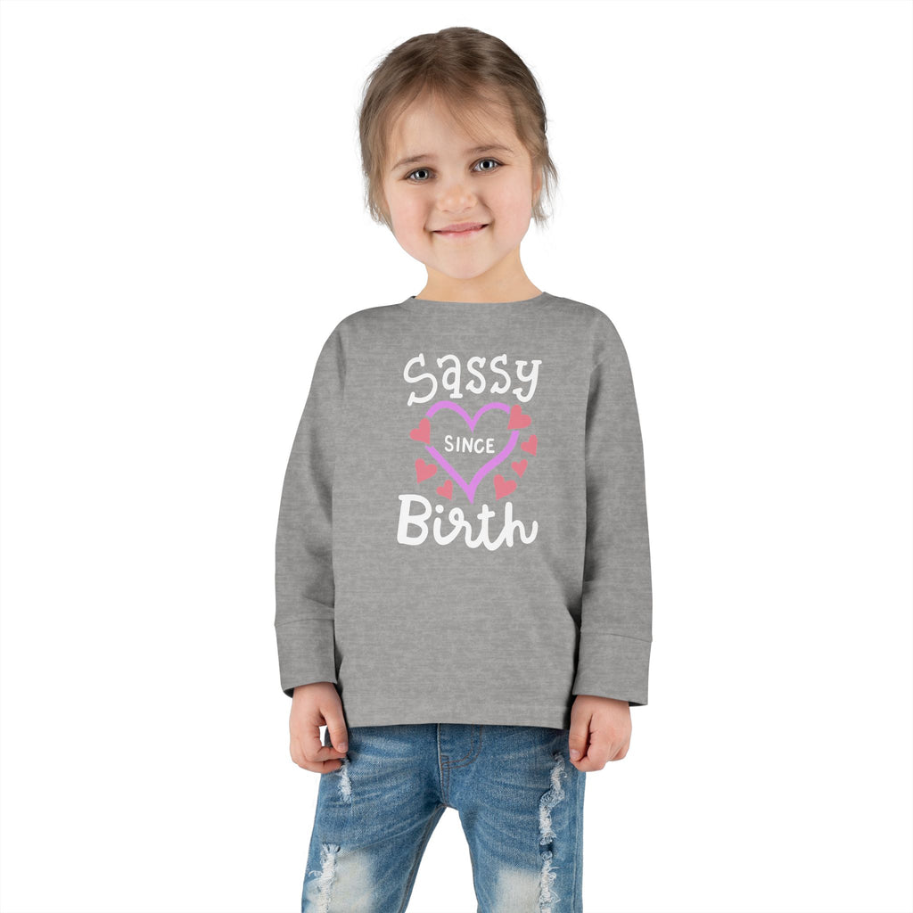Sassy Since Birth — Not Changing Anytime Soon | Front & Back Toddler Tee