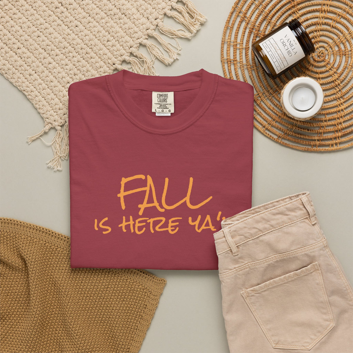 Fall Is Here Y'all Comfort Colors Unisex T-Shirt