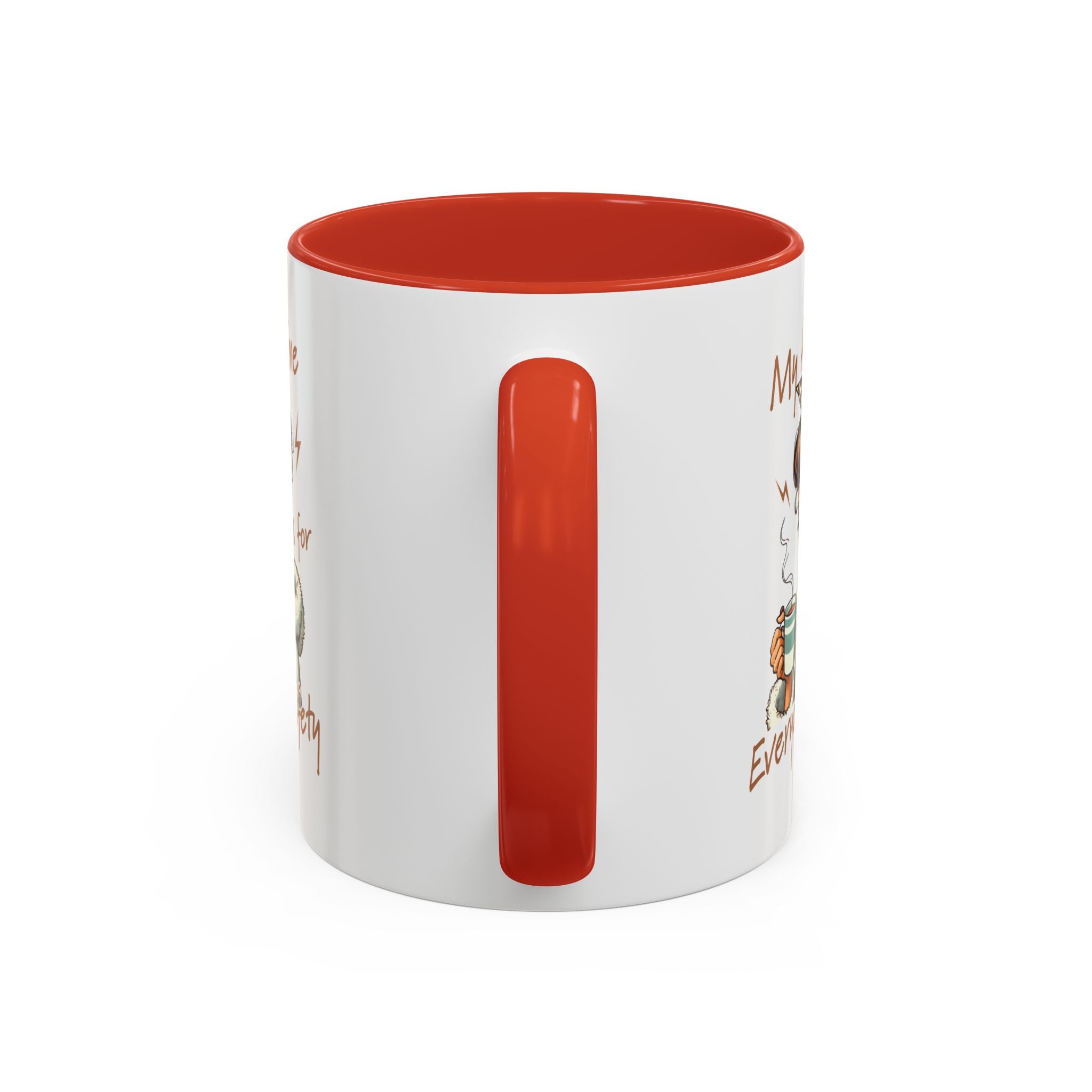 Coffee Mug — "My Alone Time Is for Everyone's Safety" Retro Woman Accent Mug