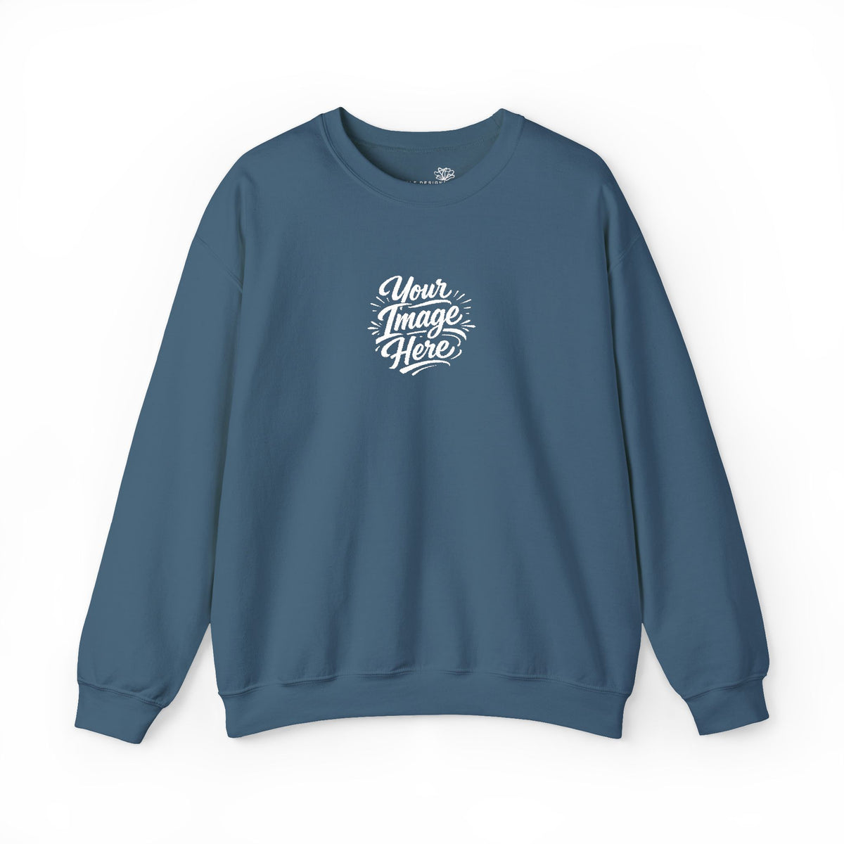EMBROIDERED Custom Image (Dark Colors/Shades) Pullover Sweatshirts