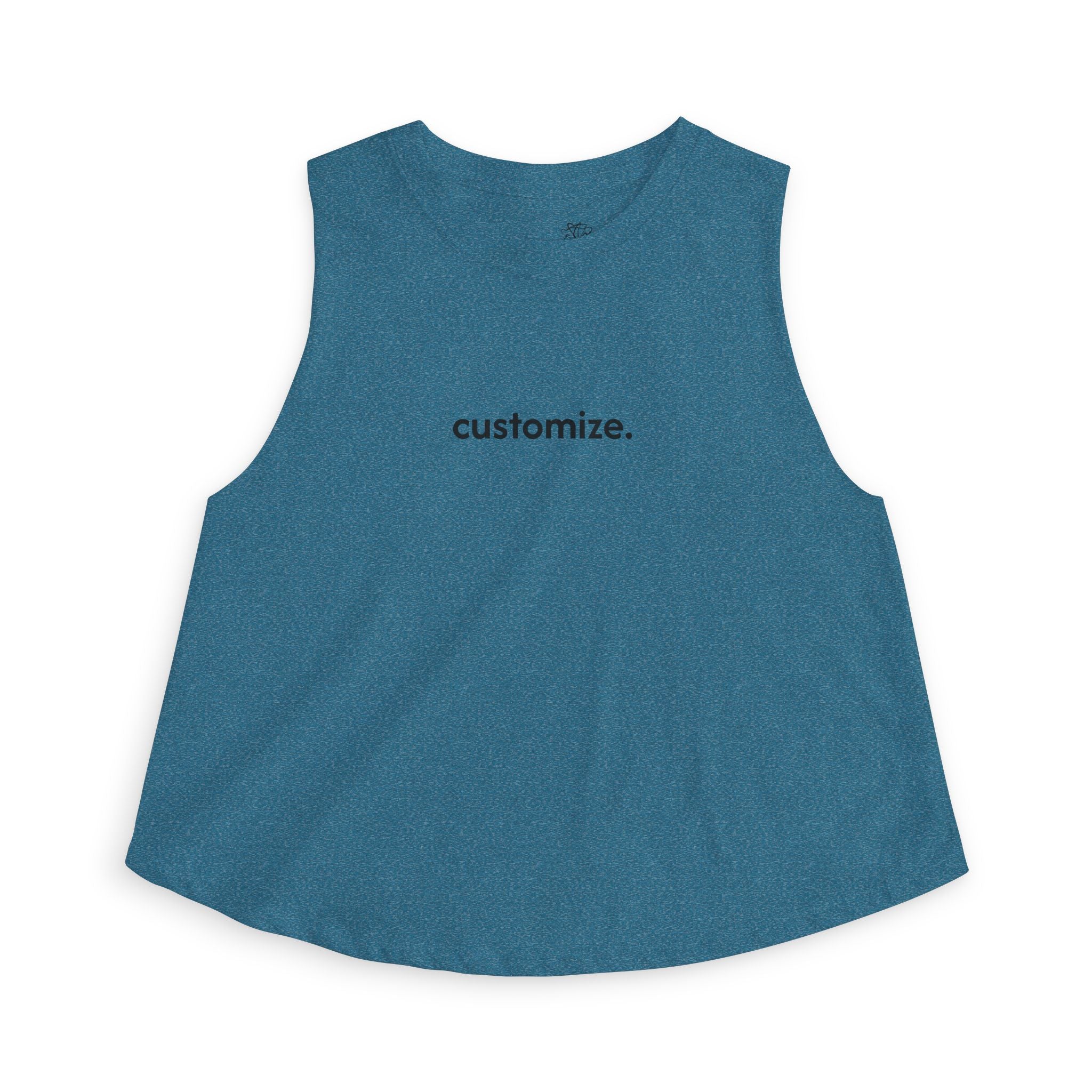 Women's Crop Tank — Custom Text