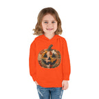 Toddler Halloween Pumpkin Hoodie — Patchwork Jack-O'-Lantern Pullover