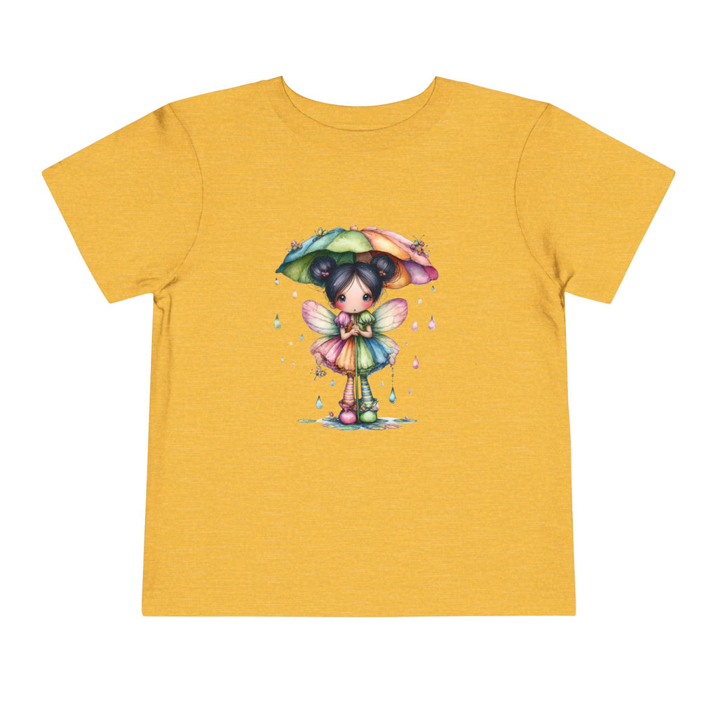 Rainbow Fairy Toddler Tee — Magical Butterfly Fairy Graphic Kids Shirt | 2T–5T