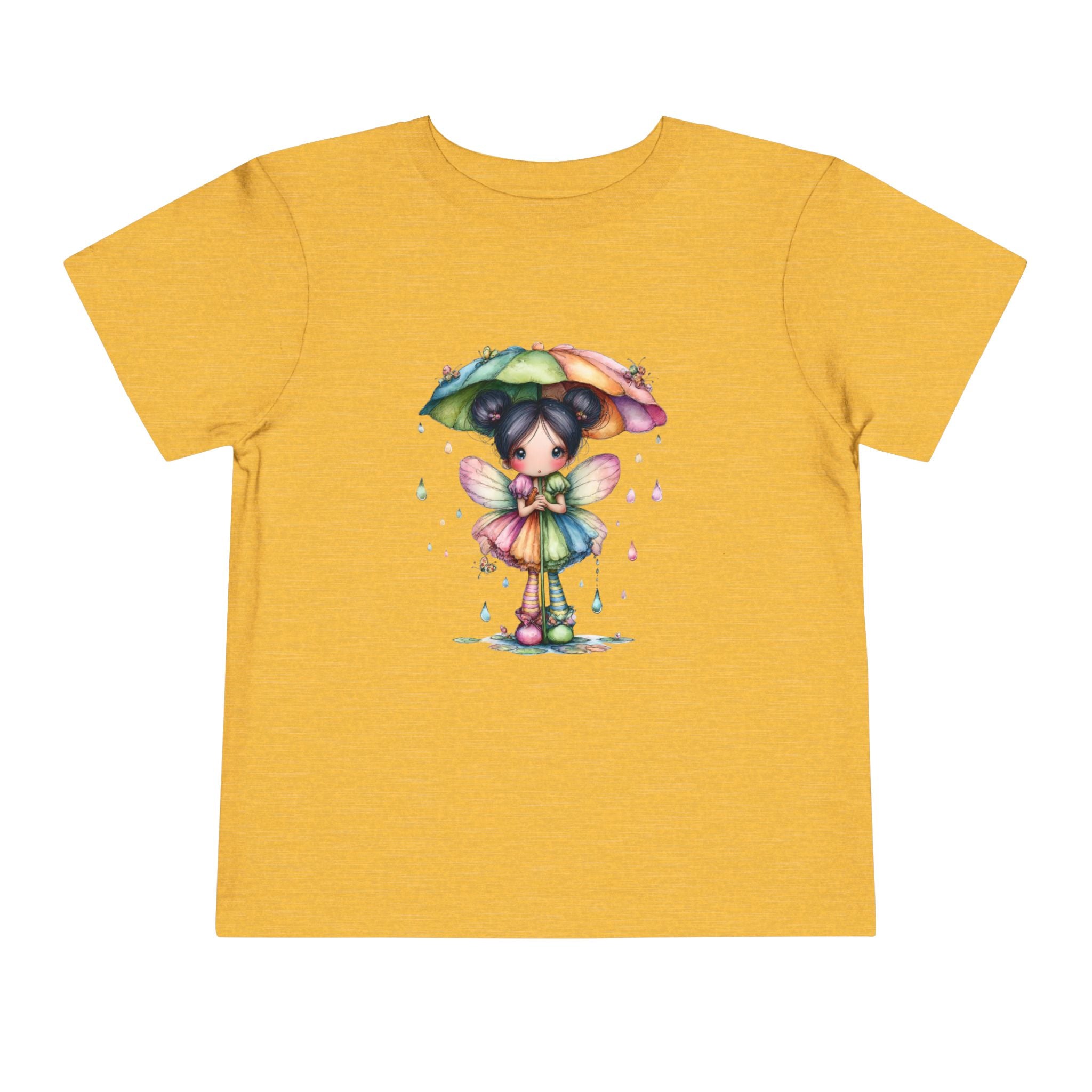 Rainbow Fairy Toddler Tee — Magical Butterfly Fairy Graphic Kids Shirt | 2T–5T