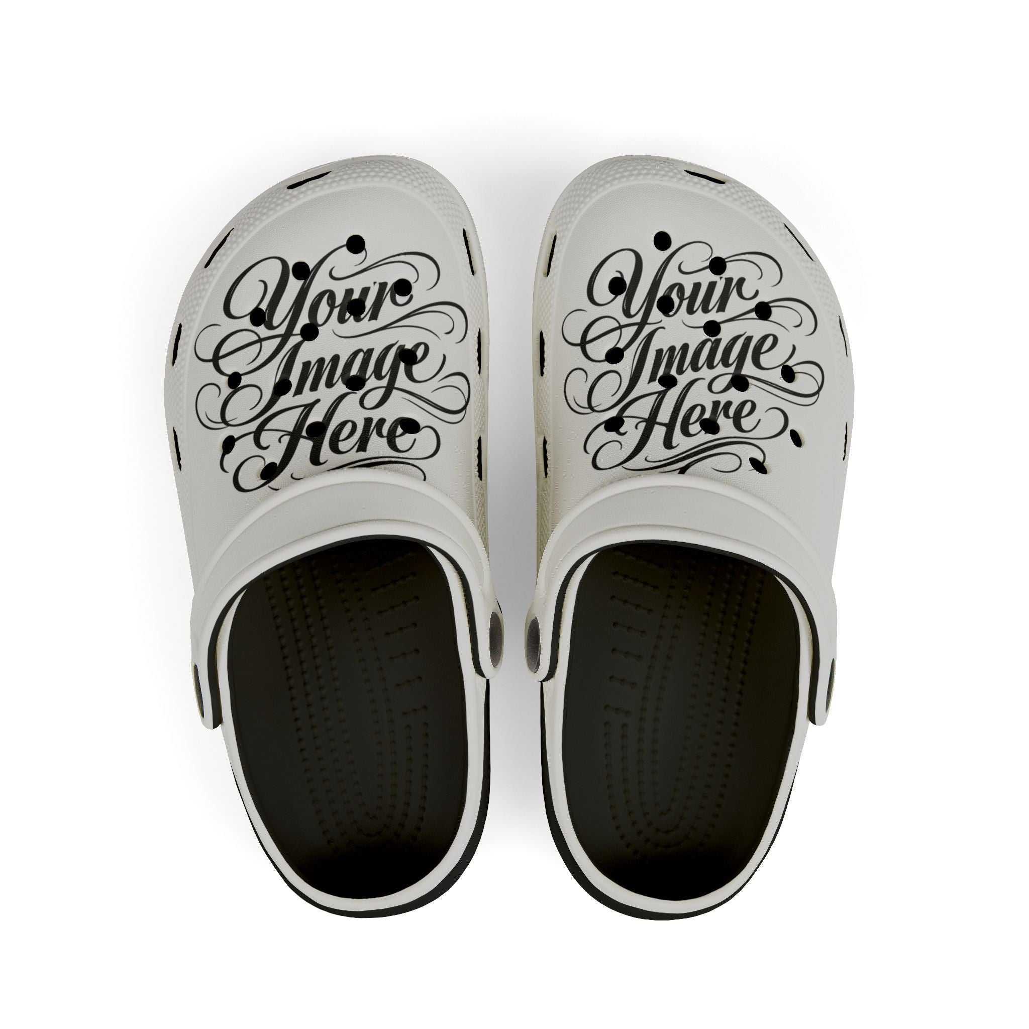 Kids Foam Clogs — Custom Script Graphic EVA Slip-Ons