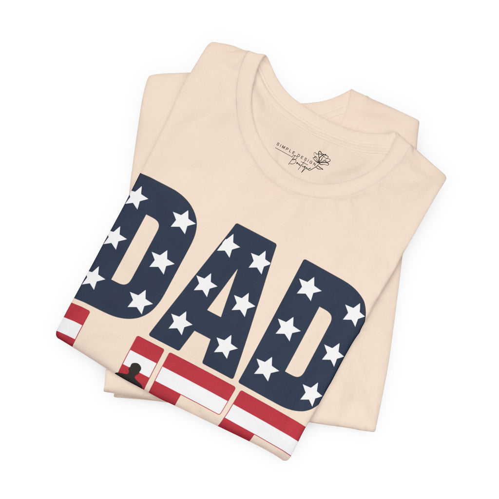 Dad Life T-Shirt — American Flag Patriotic Father’s Day Tee