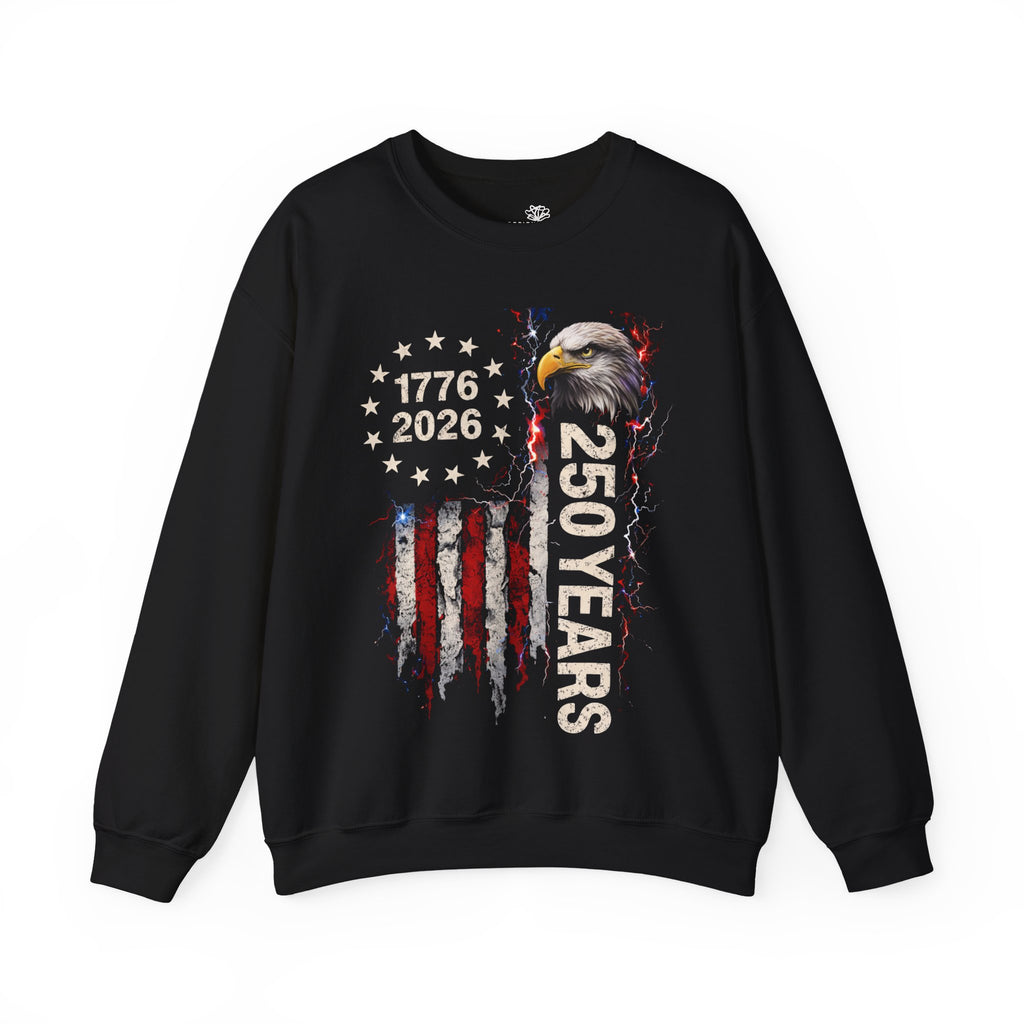 Celebrating 250 Years — Men's Patriotic America Sweatshirt
