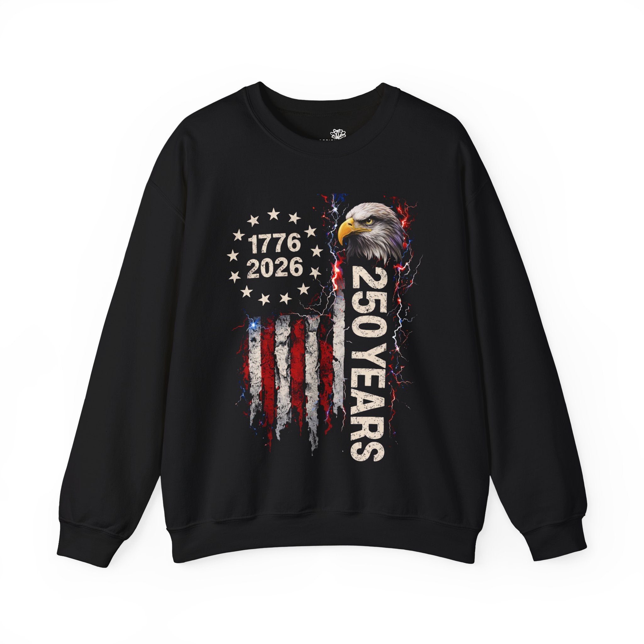 Celebrating 250 Years — Men's Patriotic America Sweatshirt
