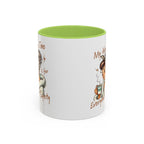 Coffee Mug — "My Alone Time Is for Everyone's Safety" Retro Woman Accent Mug